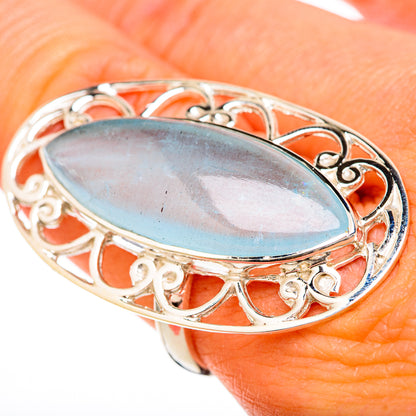 Aquamarine Rings handcrafted by Ana Silver Co - RING104840