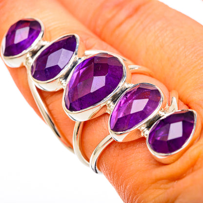 Amethyst Rings handcrafted by Ana Silver Co - RING104853