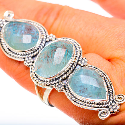Aquamarine Rings handcrafted by Ana Silver Co - RING104871