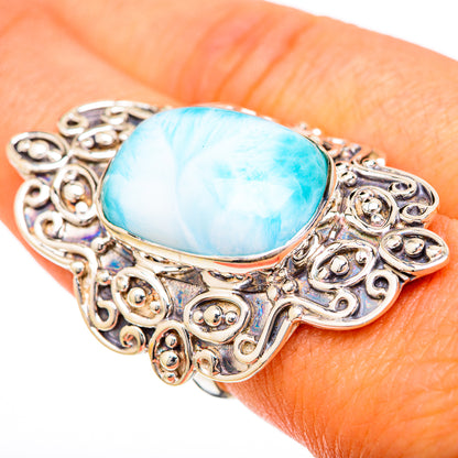 Larimar Rings handcrafted by Ana Silver Co - RING104872
