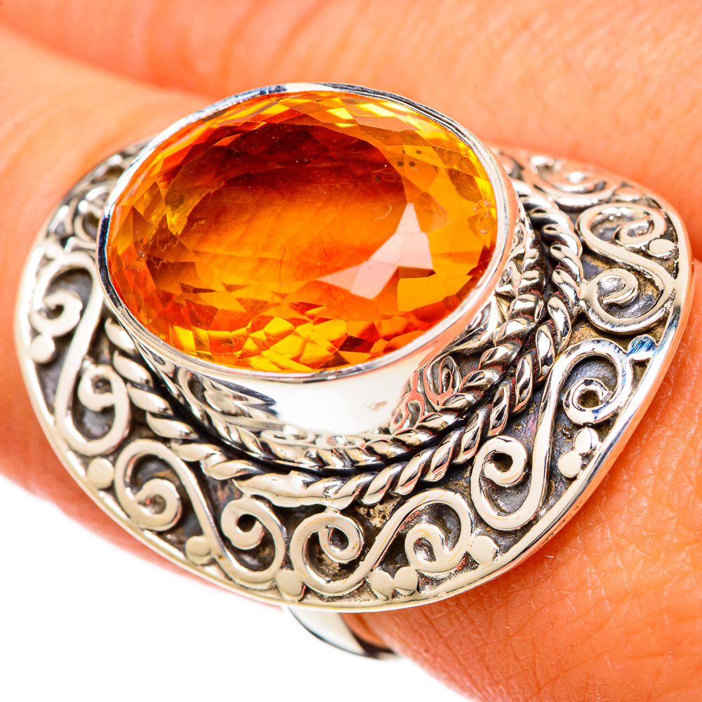 Citrine Rings handcrafted by Ana Silver Co - RING104883