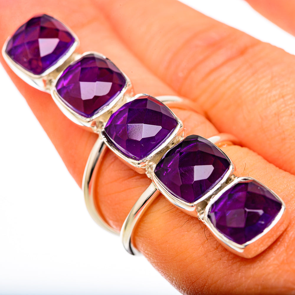 Amethyst Rings handcrafted by Ana Silver Co - RING104893