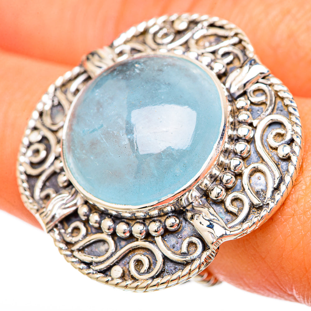 Aquamarine Rings handcrafted by Ana Silver Co - RING104910