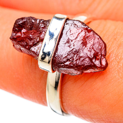 Garnet Rings handcrafted by Ana Silver Co - RING104918