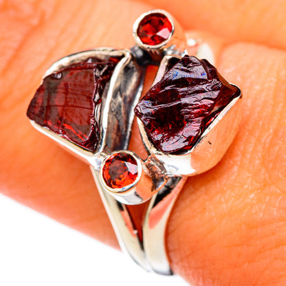 Garnet Rings handcrafted by Ana Silver Co - RING104919