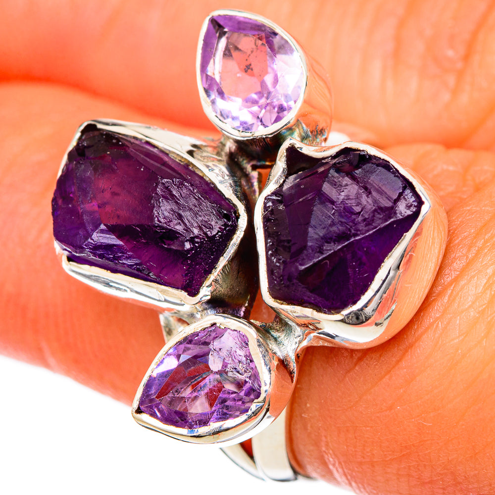 Amethyst Rings handcrafted by Ana Silver Co - RING104922