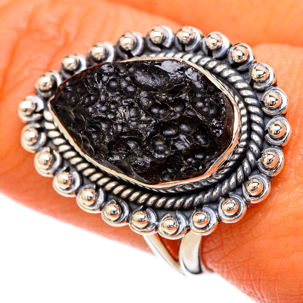 Tektite Rings handcrafted by Ana Silver Co - RING104927
