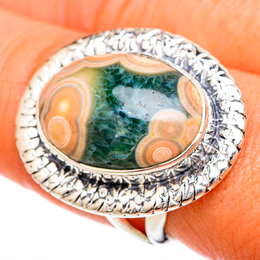 Ocean Jasper Rings handcrafted by Ana Silver Co - RING104930
