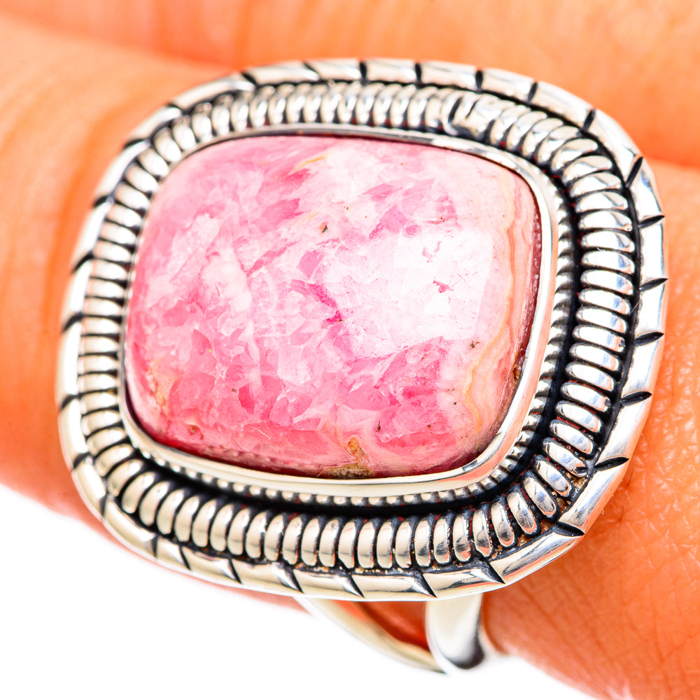 Rhodochrosite Rings handcrafted by Ana Silver Co - RING104950