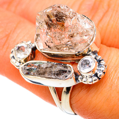 Herkimer Diamond Rings handcrafted by Ana Silver Co - RING104961