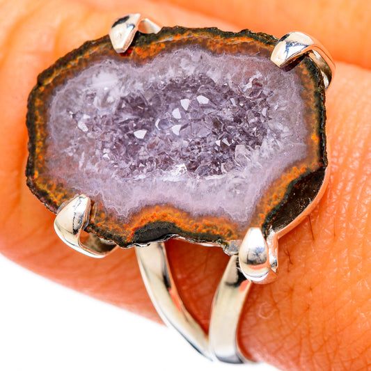 Geode Slice Rings handcrafted by Ana Silver Co - RING104977