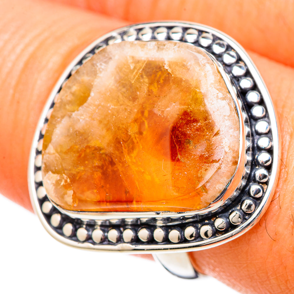 Citrine Rings handcrafted by Ana Silver Co - RING104980