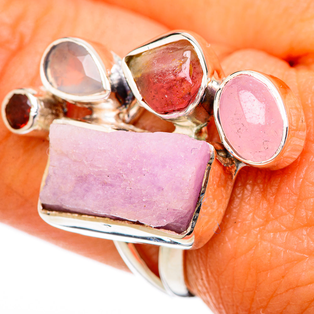 Rose Quartz Rings handcrafted by Ana Silver Co - RING104981