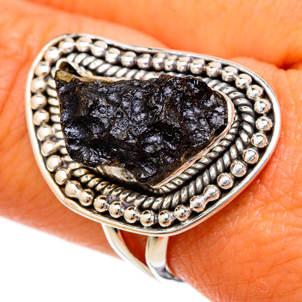 Tektite Rings handcrafted by Ana Silver Co - RING104988