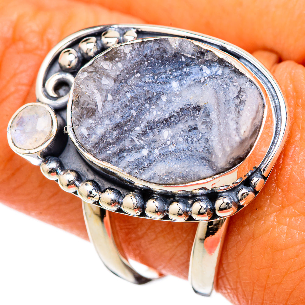 Desert Druzy Rings handcrafted by Ana Silver Co - RING104996