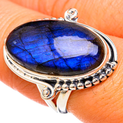 Labradorite Rings handcrafted by Ana Silver Co - RING104998