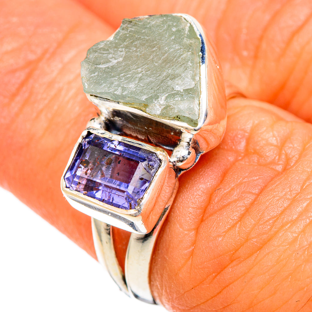 Aquamarine Rings handcrafted by Ana Silver Co - RING104999