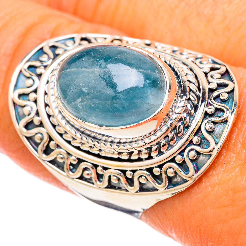 Aquamarine Rings handcrafted by Ana Silver Co - RING105000