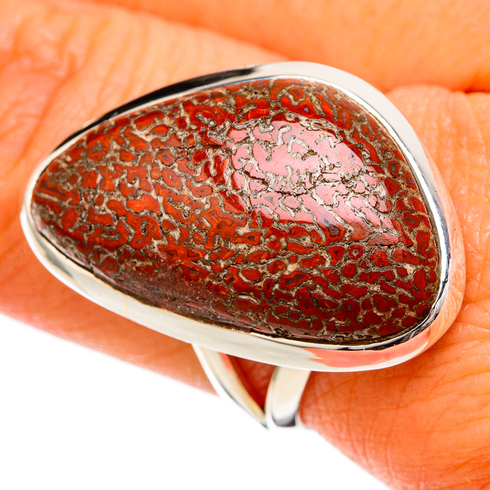 Dinosaur Bone Rings handcrafted by Ana Silver Co - RING105008