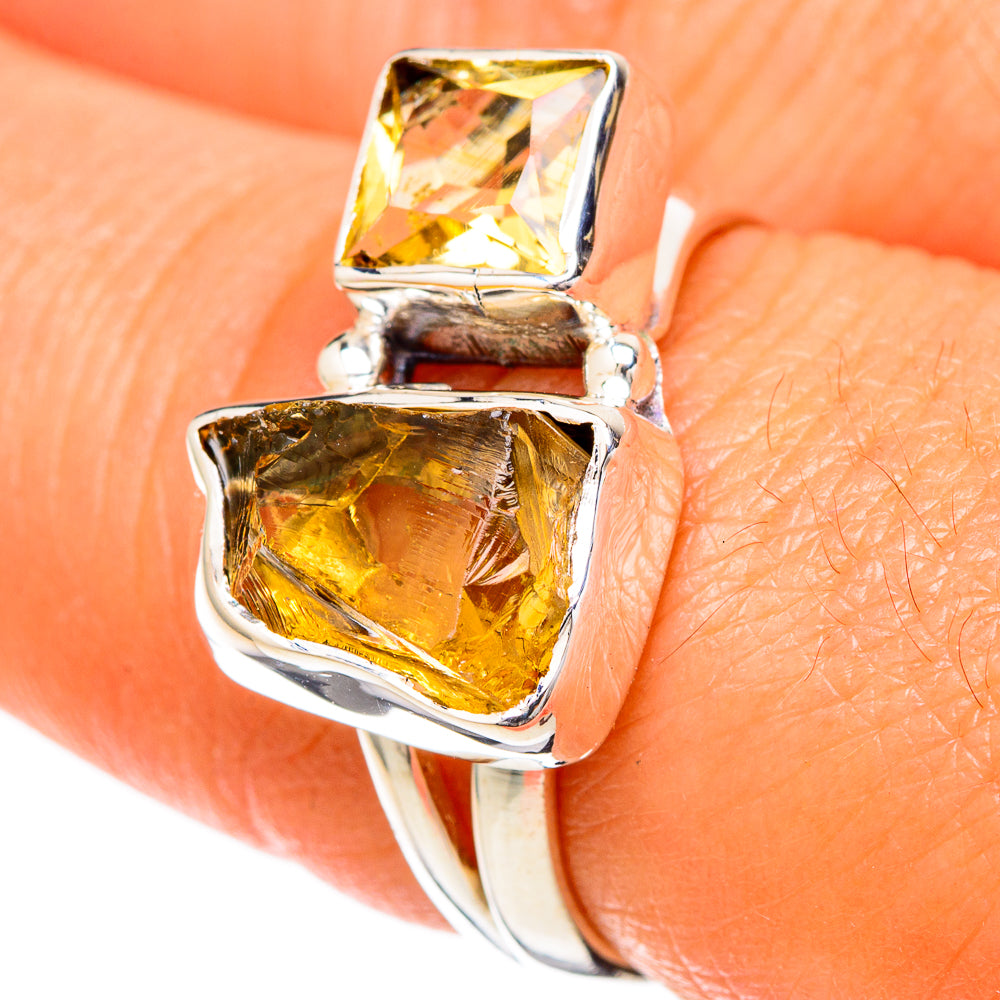 Citrine Rings handcrafted by Ana Silver Co - RING105009