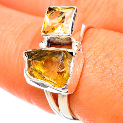 Citrine Rings handcrafted by Ana Silver Co - RING105009