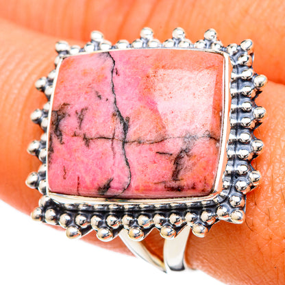 Rhodonite Rings handcrafted by Ana Silver Co - RING105012