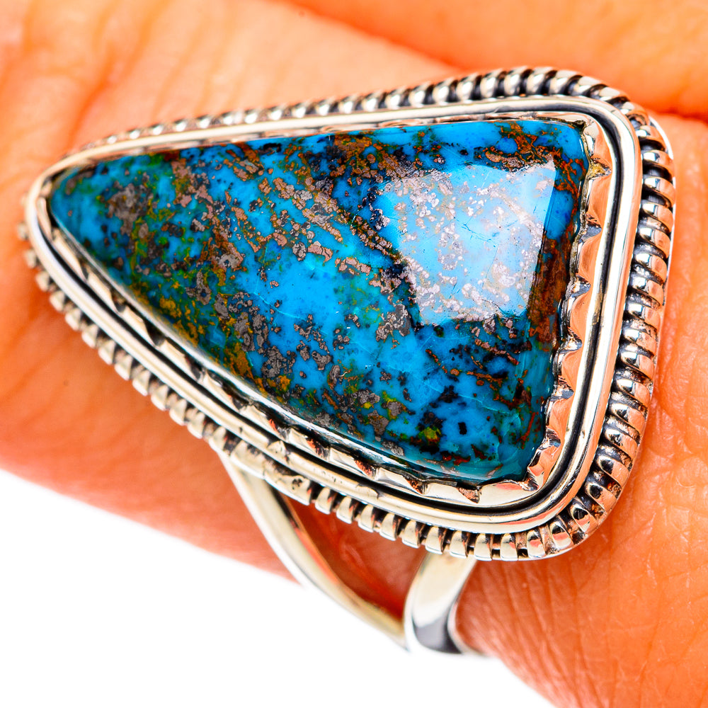Shattuckite Rings handcrafted by Ana Silver Co - RING105017