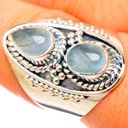 Aquamarine Rings handcrafted by Ana Silver Co - RING105019
