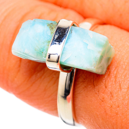 Larimar Rings handcrafted by Ana Silver Co - RING105021