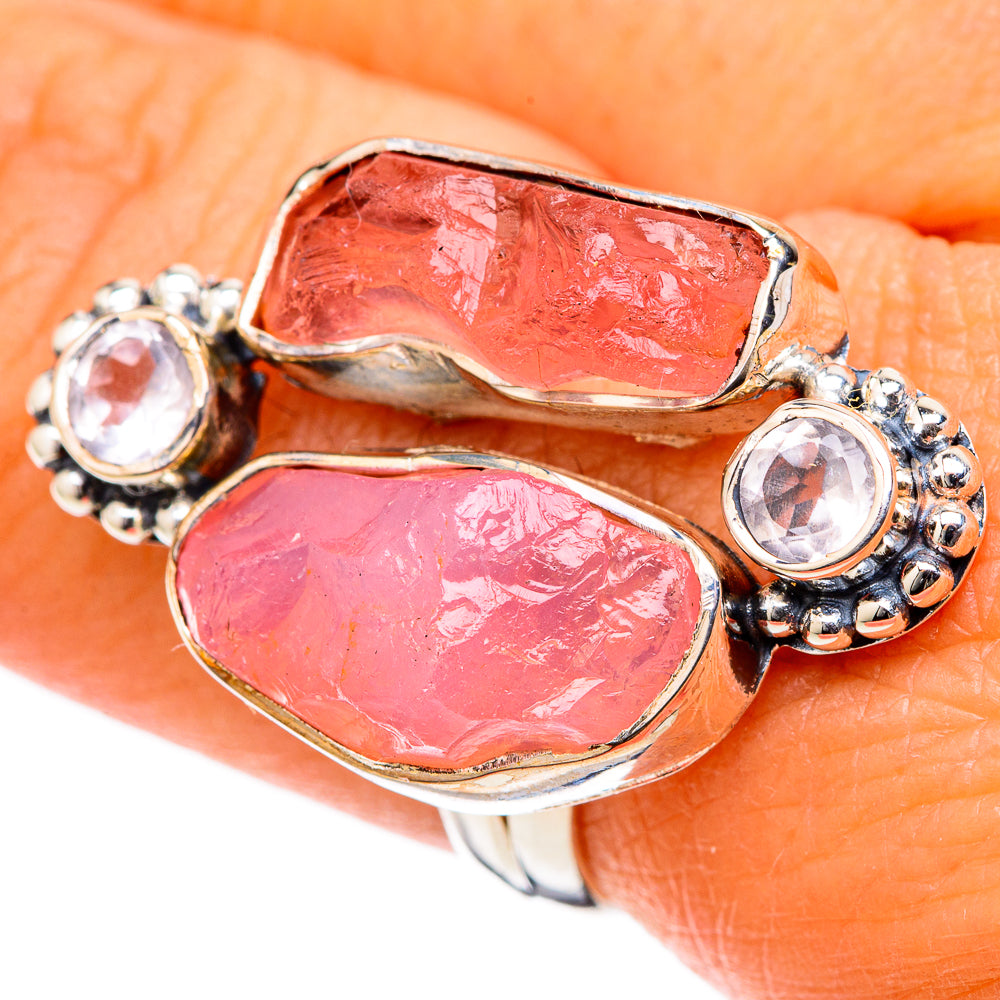 Morganite Rings handcrafted by Ana Silver Co - RING105031
