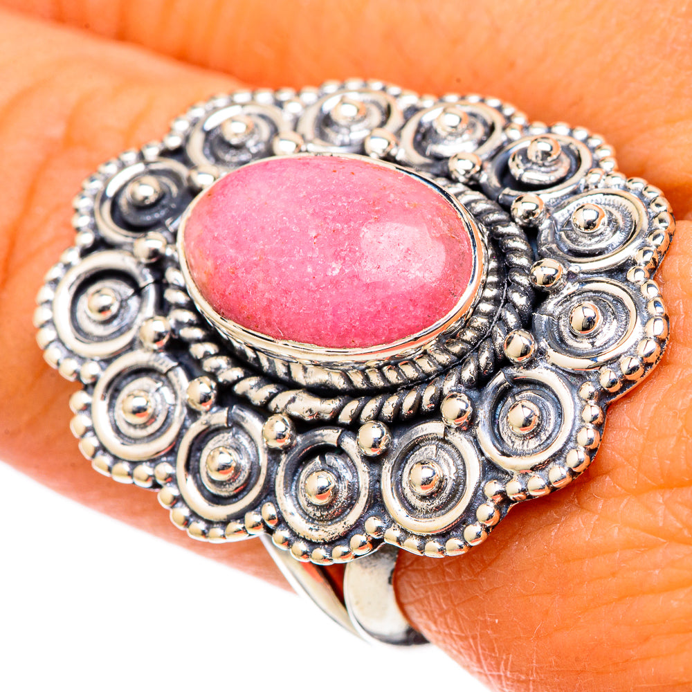 Pink Opal Rings handcrafted by Ana Silver Co - RING105032