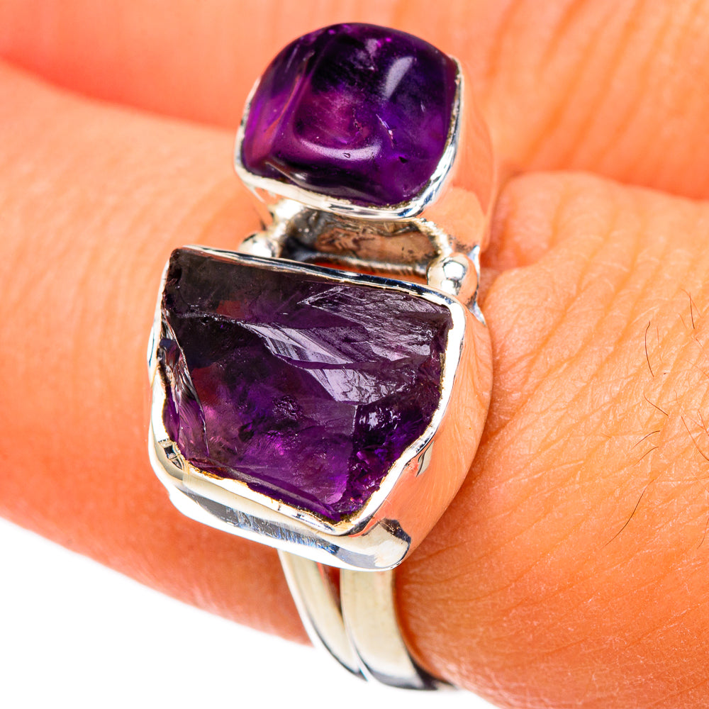 Amethyst Rings handcrafted by Ana Silver Co - RING105035