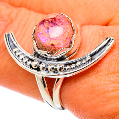 Mexican Fire Opal Rings handcrafted by Ana Silver Co - RING105045