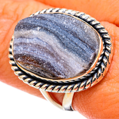 Desert Druzy Rings handcrafted by Ana Silver Co - RING105048
