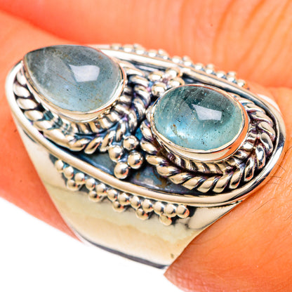 Aquamarine Rings handcrafted by Ana Silver Co - RING105057