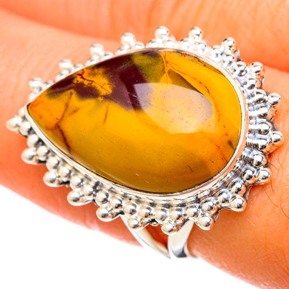 Mookaite Rings handcrafted by Ana Silver Co - RING105062