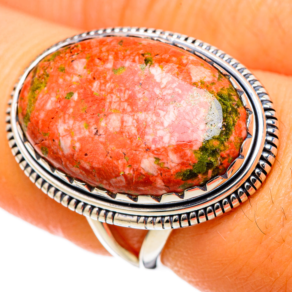 Ocean Jasper Rings handcrafted by Ana Silver Co - RING105063