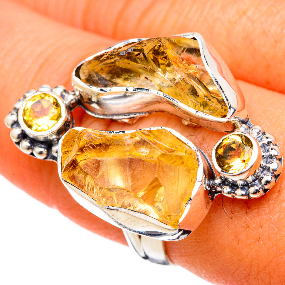 Citrine Rings handcrafted by Ana Silver Co - RING105065
