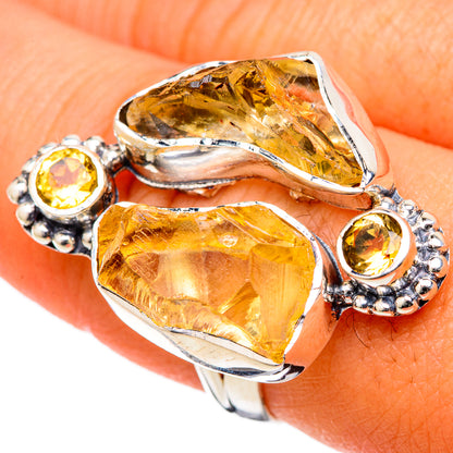 Citrine Rings handcrafted by Ana Silver Co - RING105065