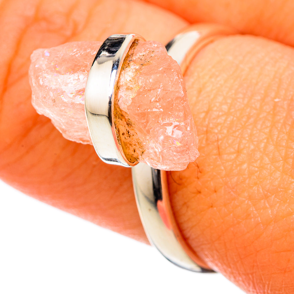 Morganite Rings handcrafted by Ana Silver Co - RING105068