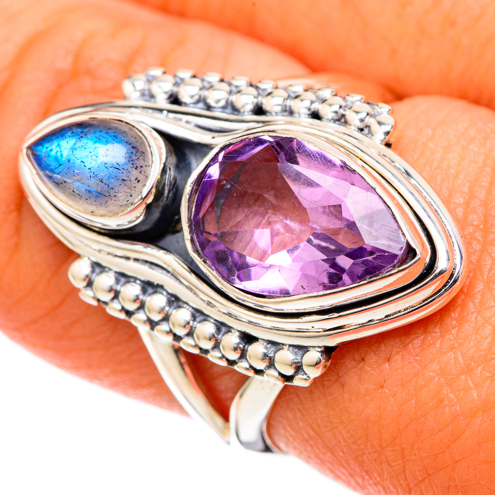 Amethyst Rings handcrafted by Ana Silver Co - RING105073