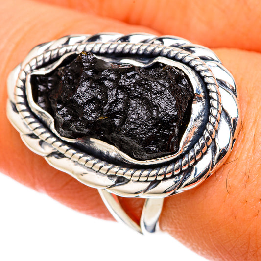 Tektite Rings handcrafted by Ana Silver Co - RING105074