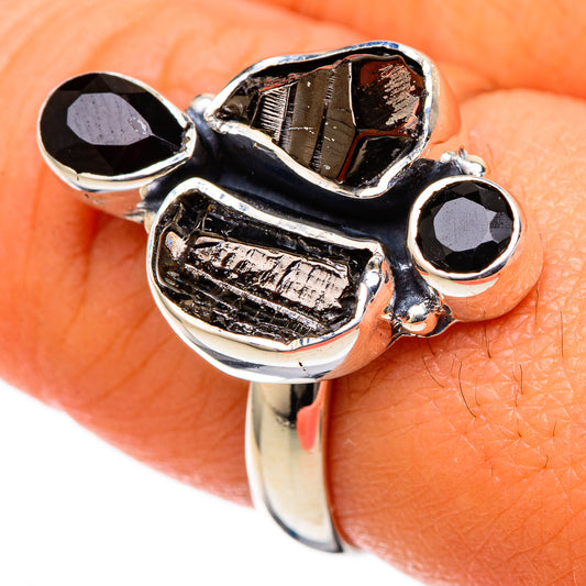 Black Tourmaline Rings handcrafted by Ana Silver Co - RING105076