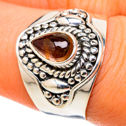 Pink Tourmaline Rings handcrafted by Ana Silver Co - RING105080