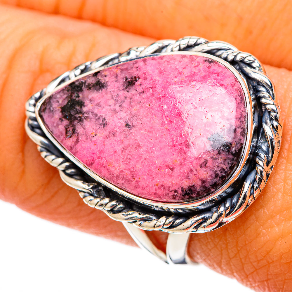 Rhodonite Rings handcrafted by Ana Silver Co - RING105102
