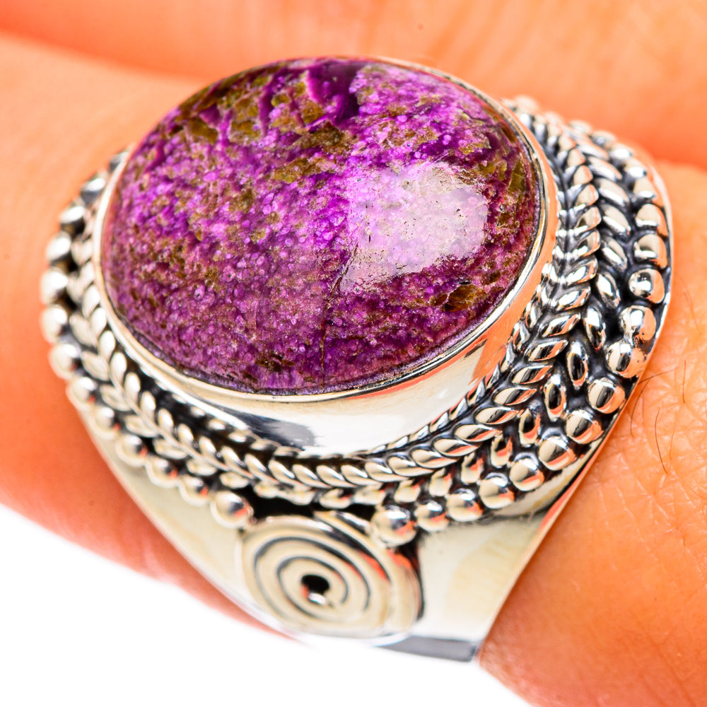 Stichtite Rings handcrafted by Ana Silver Co - RING105103