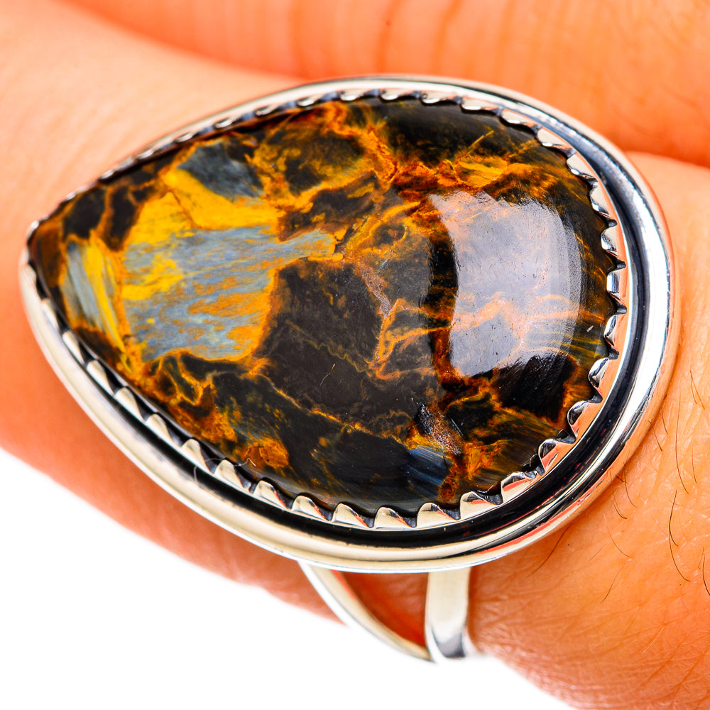 Pietersite Rings handcrafted by Ana Silver Co - RING105109