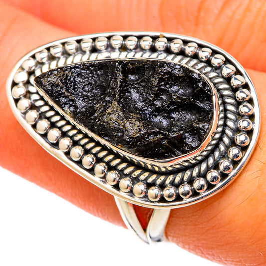 Tektite Rings handcrafted by Ana Silver Co - RING105110