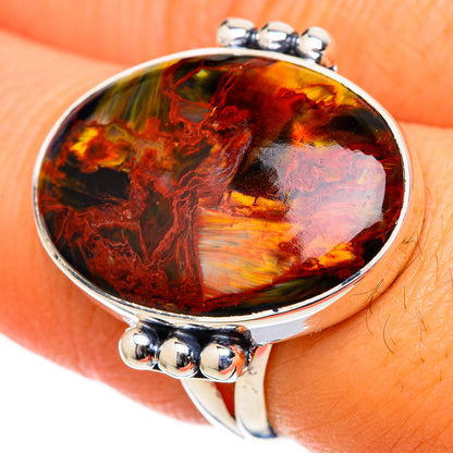 Golden Pietersite Rings handcrafted by Ana Silver Co - RING105131
