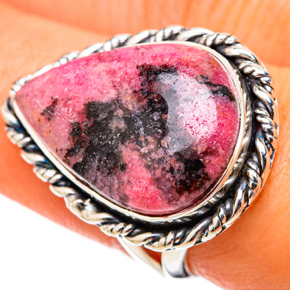 Rhodonite Rings handcrafted by Ana Silver Co - RING105137
